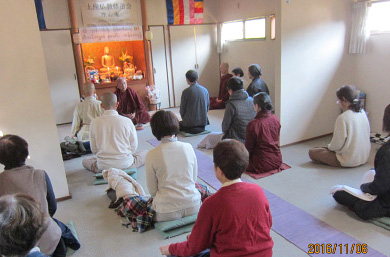 第6期特別瞑想会の様子