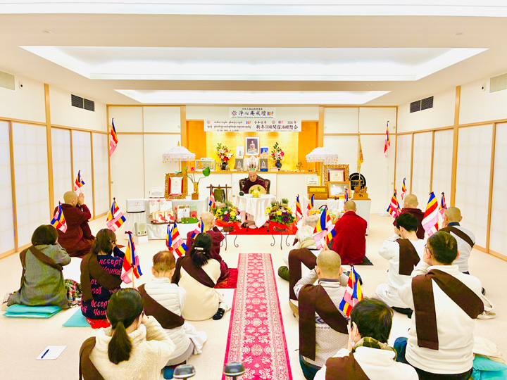 令和八年元旦 大長老と三宝へ尊敬合掌